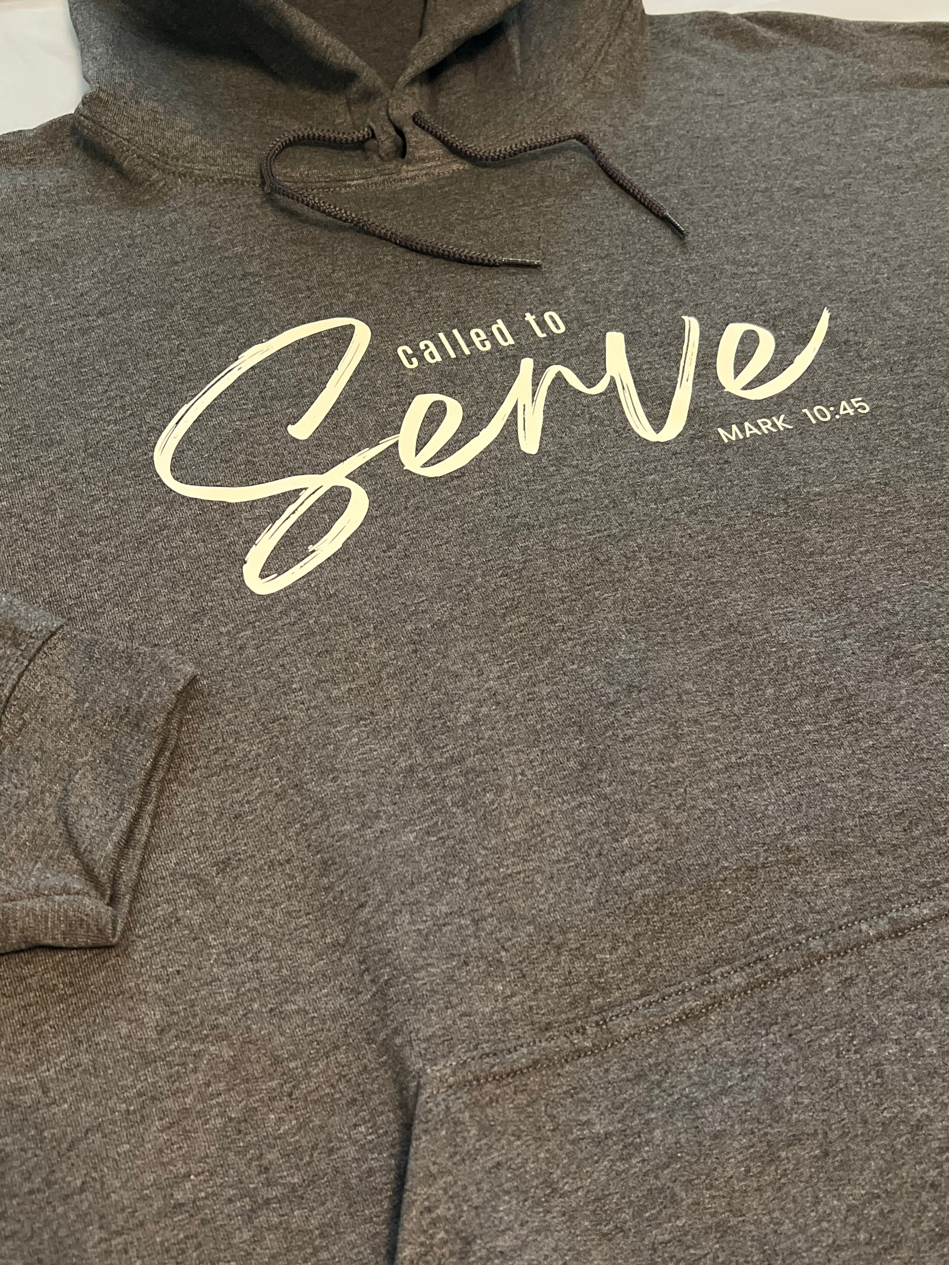 Dark Grey Called To Serve Hoodie
